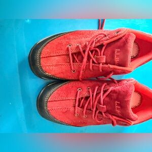 L.L. Bean Women's Red Sneakers